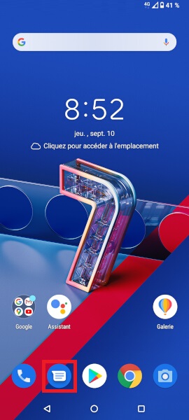 Ouvrir et enregistrer un MMS sur son Asus